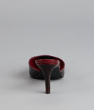 Polished Intent Patent Mules