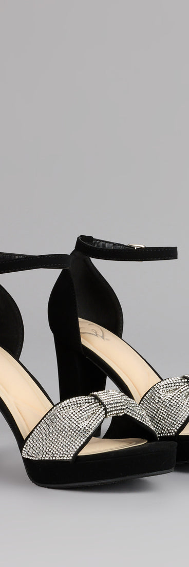 Starlight Charm Glitter Platform Heels