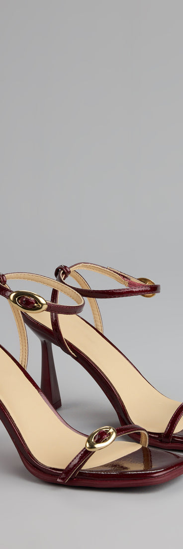 Power Play Patent Stiletto Heels