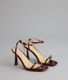 Power Play Patent Stiletto Heels