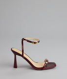 Power Play Patent Stiletto Heels