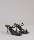 Out All Night Charm Strap Stiletto Heels