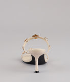 Out All Night Charm Strap Stiletto Heels