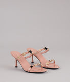 Out All Night Charm Strap Stiletto Heels