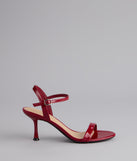 Sleek And Simple Patent Kitten Heels