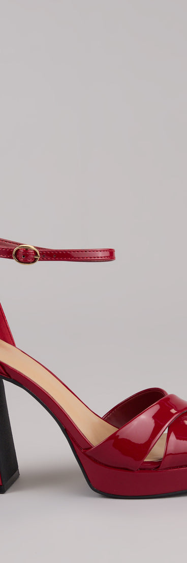 This piece brings trend-right energy to the Weekend Glam Platform Block Heels, perfect for 2026 outfits that stand out.