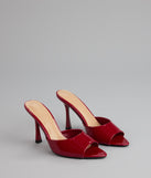 Gloss Point Patent Stiletto Mules