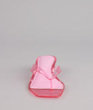 Throwback Glow Jelly Kitten Heels