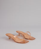 Throwback Glow Jelly Kitten Heels