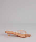 Throwback Glow Jelly Kitten Heels
