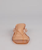 Throwback Glow Jelly Kitten Heels