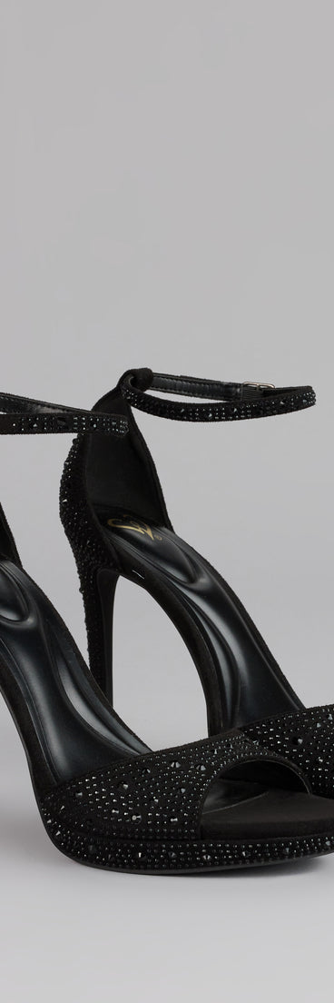Elevated Intent Rhinestone Stiletto Heels