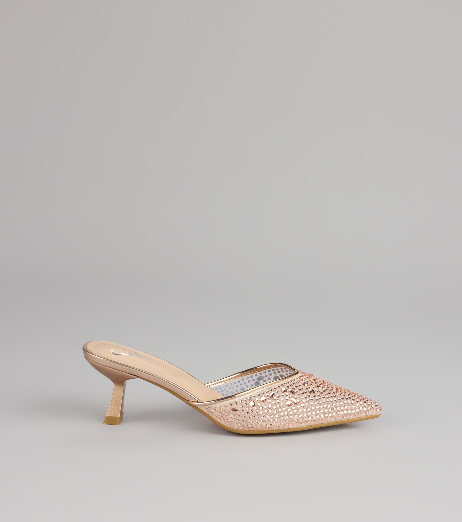 Crystal Beam Pointed Toe Mules | Windsor Crystal Beam Pointed Toe Mules | Windsor