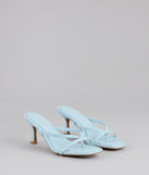 Sips And Sunshine Strappy Thong Mules