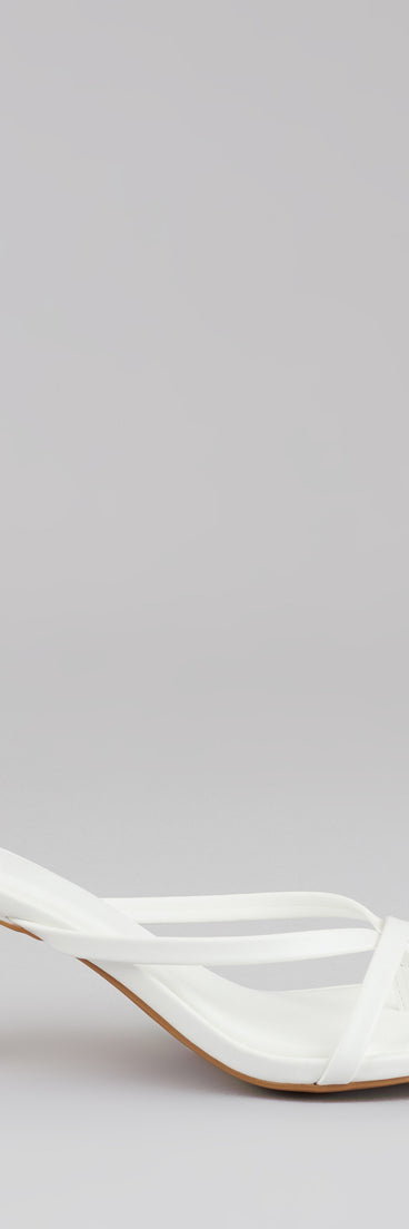 Style made simple with the Sips And Sunshine Strappy Thong Mules, trendy women’s shoes that take your outfit from basic to bold in one step.