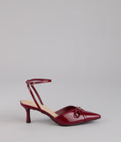 Sweet Point Kitten Bow Heels