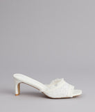 Keep It Cute Lace Strap Mules