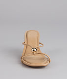 Sleek Luxe Strappy Stiletto Mules