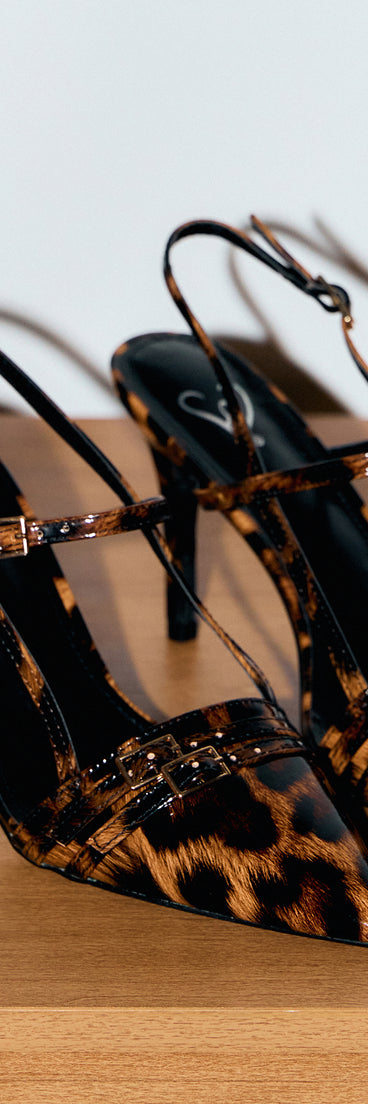 Intentionally Fierce Leopard Stiletto Heels
