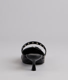 Rebel Chic Buckle Kitten Heels