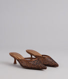 On The Prowl Mesh Leopard Kitten Pumps
