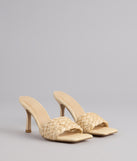 Sunny Escape Stiletto Mules