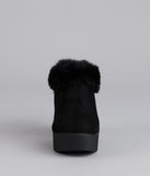 Fuzzy Feel Chunky Clog Mules