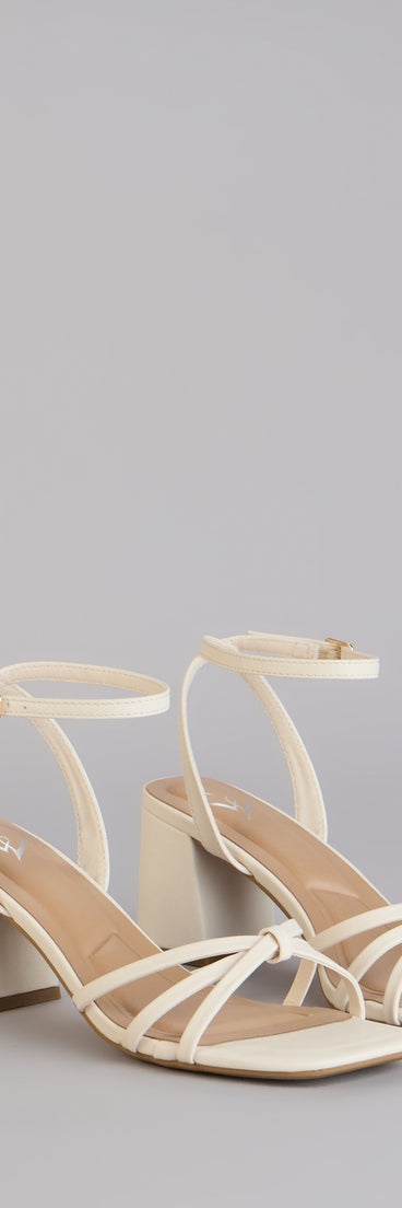 Dressed Up Strappy Heel Sandals