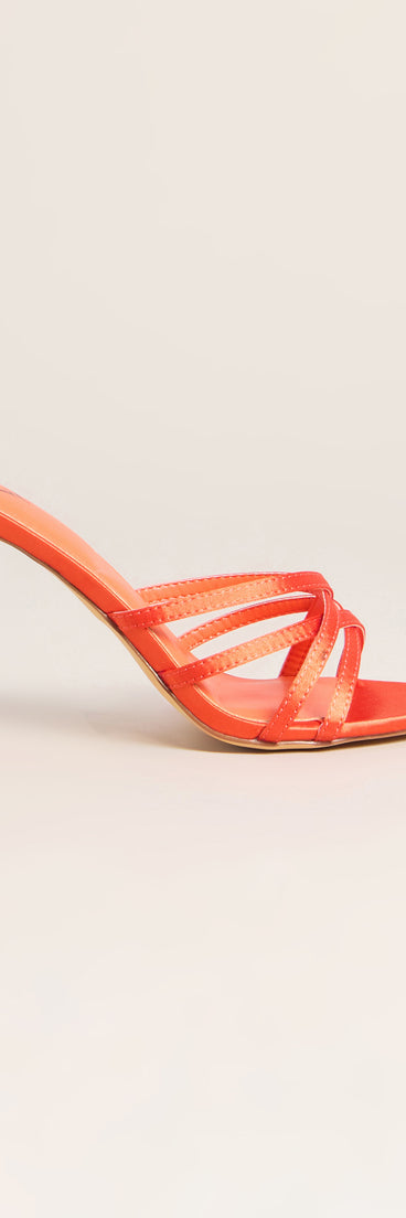 Stylish Point Strappy Stiletto Heels