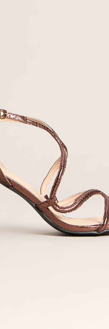 Made You Look Snake Block Heels