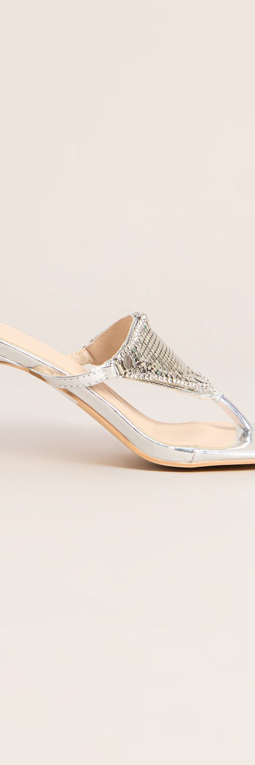 Worth Dressing Up For Metallic Heels