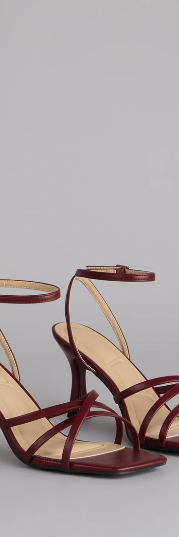 Everyday Icon Strappy Stiletto Heels