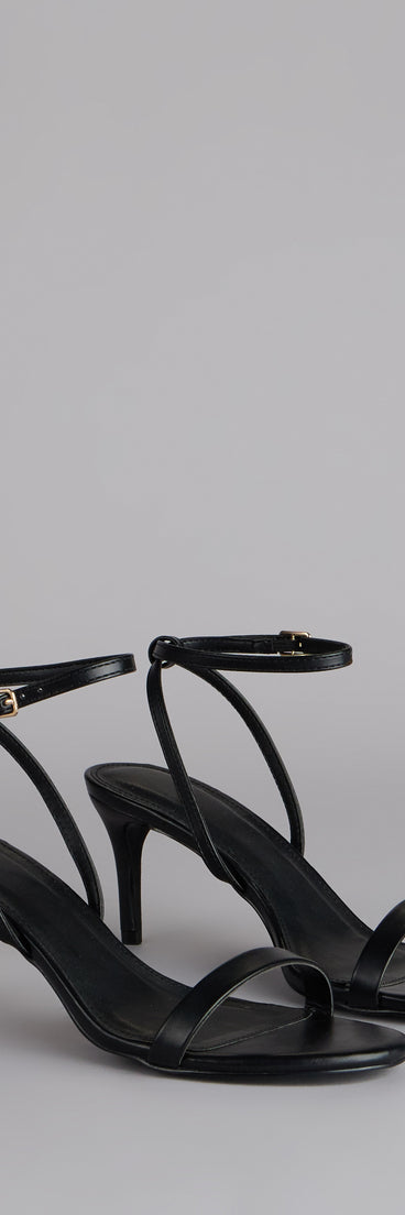 Last Minute Plans Kitten Stiletto Heels