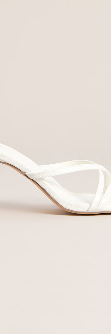 Everyday Strut Strappy Stiletto Heels