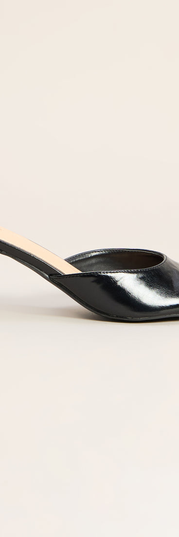 Coffee To Cocktails Peep Toe Mules
