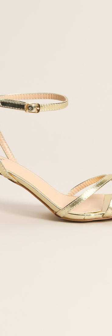 Plans Came Up Square Toe Kitten Heels