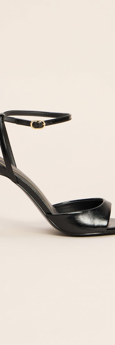 Open Invite Pointed Toe Stiletto Heels