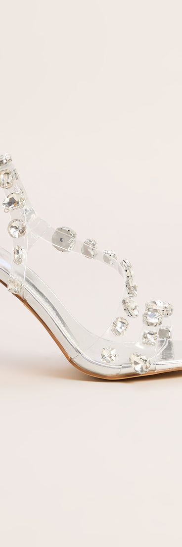 Big Entrance Gemstone Stiletto Heels