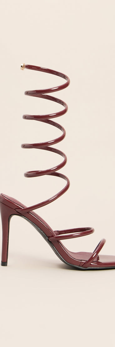 Twist Of Temptation Spiral Stiletto Heels