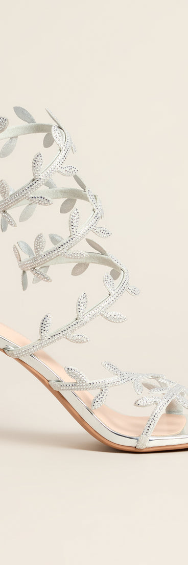 Garden After Dark Vine Spiral Stiletto Heels