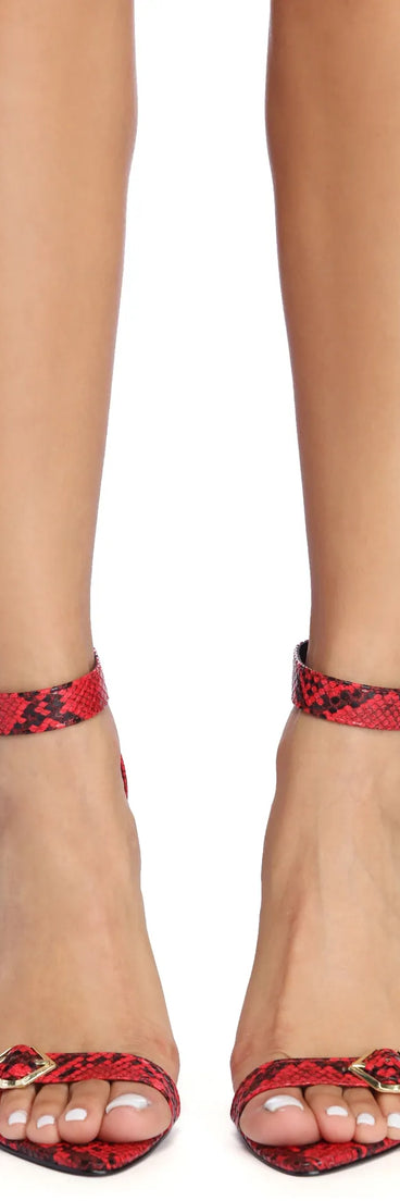 Statement Snake Stiletto Heels