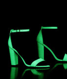 Glow In The Dark Block Heels
