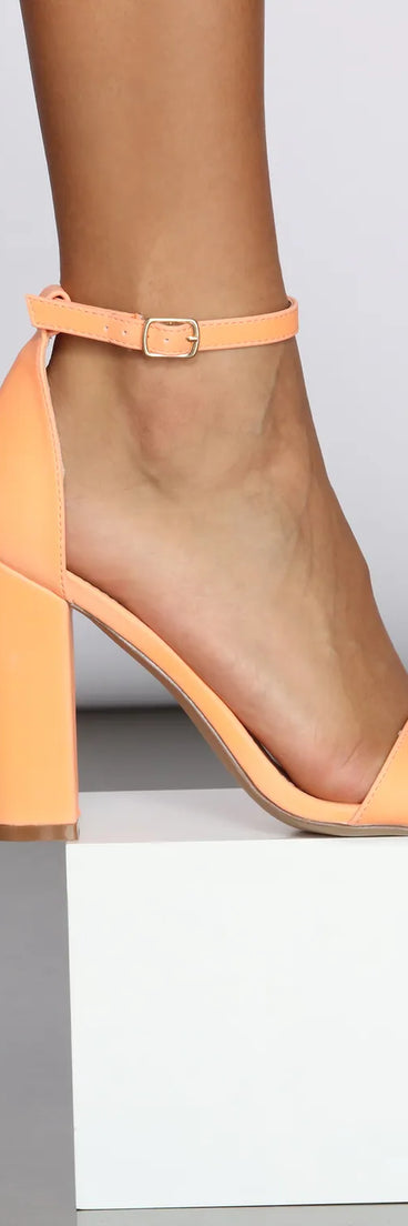 Glow-In-The-Dark Block Heels