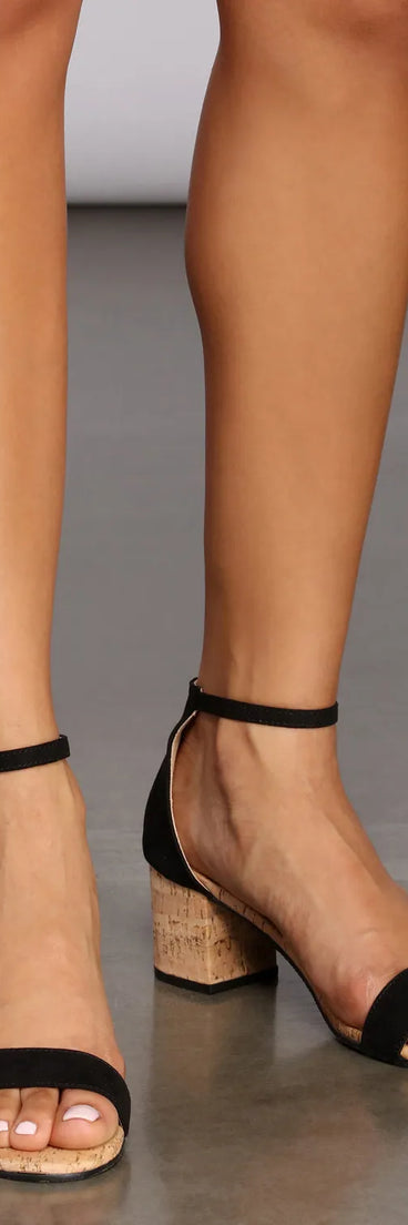 She's A Go Getter Block Heels