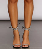 Fiery Hot Rhinestone Heels