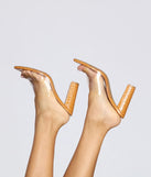 Croc Print Mules