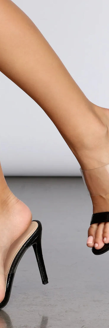 Straight Fire Strappy Mules