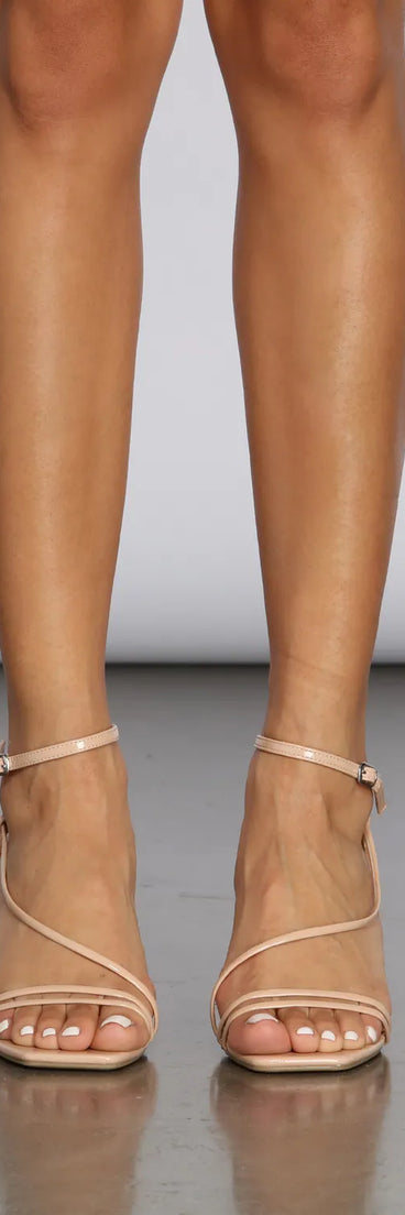 Stay Strappy Kitten Heels