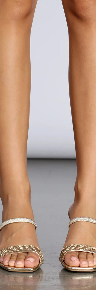 Standout Shine Rhinestone Heels