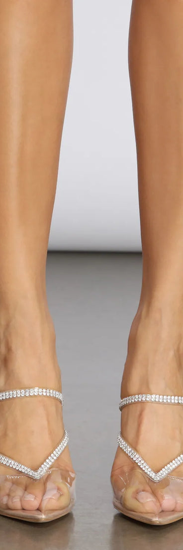 This Or That Rhinestone Pumps